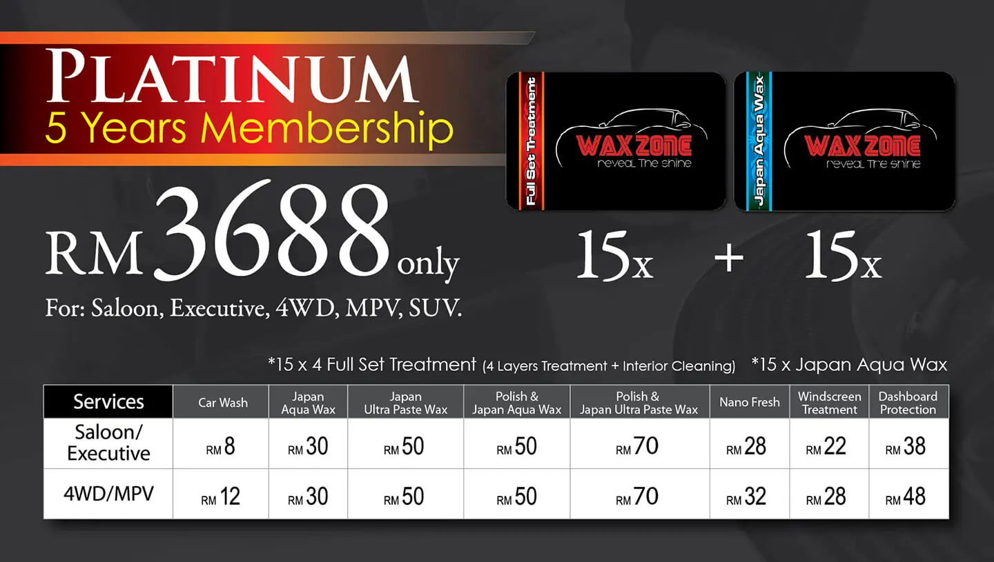 Platinum 5 Years Membership