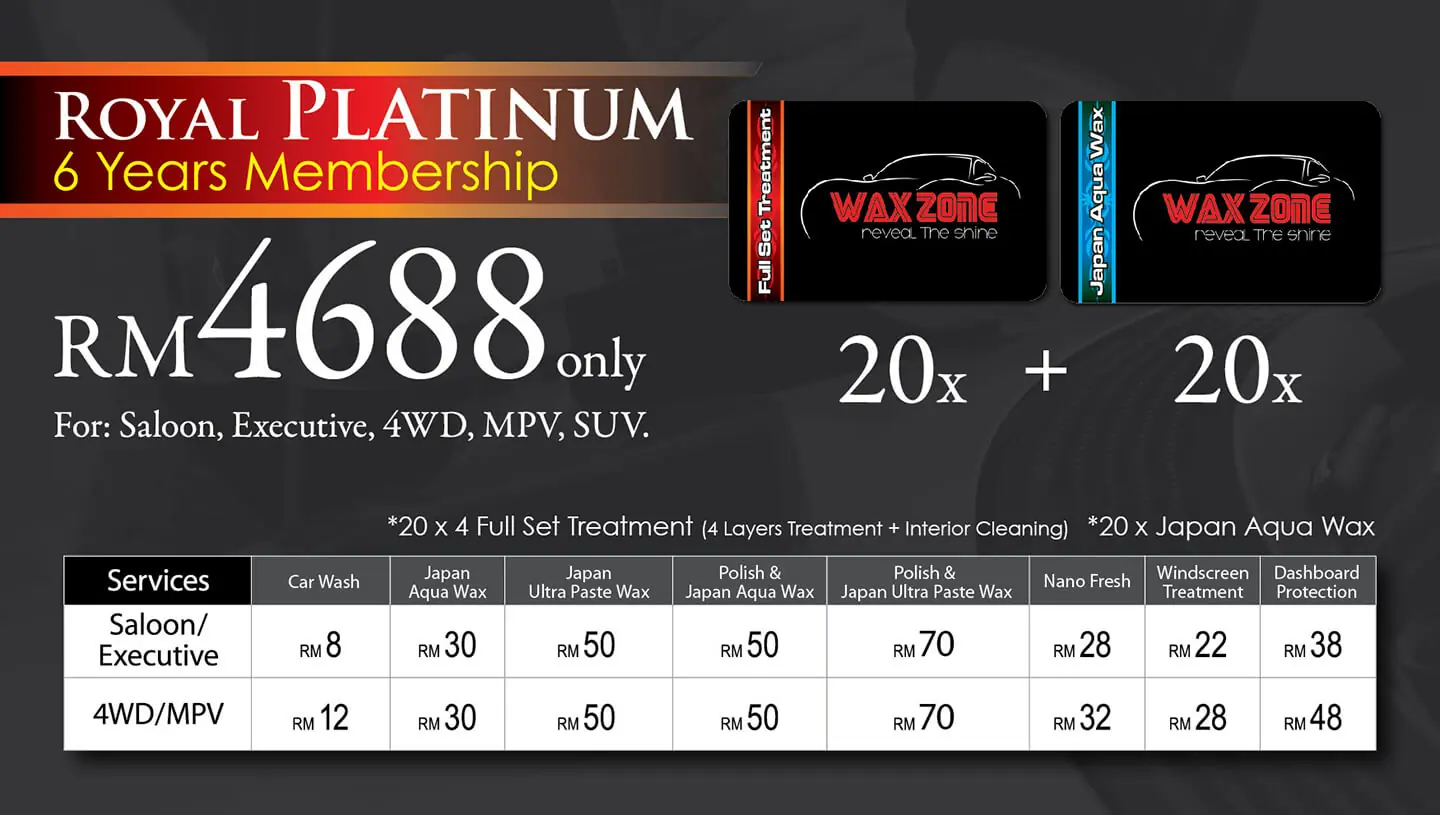 Royal Platinum 6 Years Membership